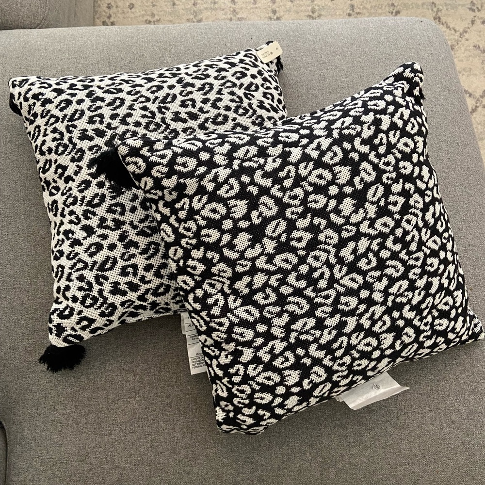 Opalhouse leopard pillows